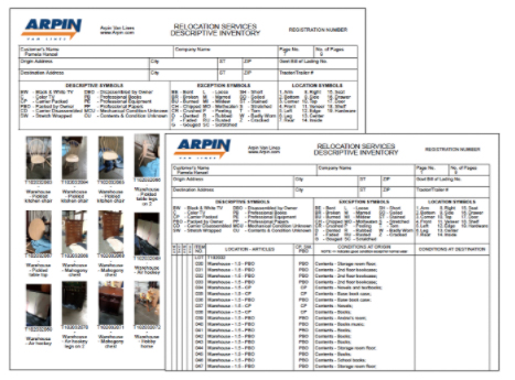 Arpin moving forms
