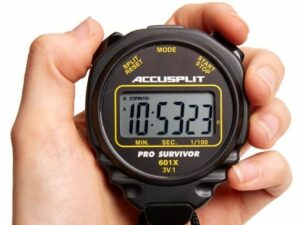a stop watch demonstrating that inefficiencies are measured in seconds